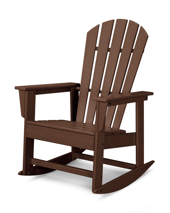 POLYWOOD South Beach Rocking Chair in Mahogany