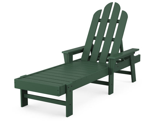 POLYWOOD Long Island Chaise in Green image