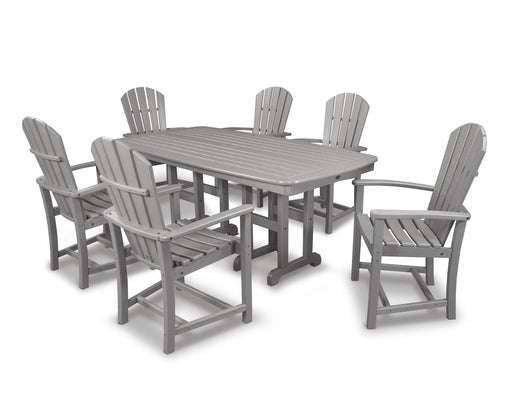 POLYWOOD Palm Coast 7-Piece Dining Set in Slate Grey image