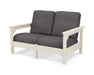 POLYWOOD Club Loveseat in Sand / Ash Charcoal image