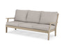 POLYWOOD Braxton Deep Seating Sofa in Vintage Sahara / Weathered Tweed image
