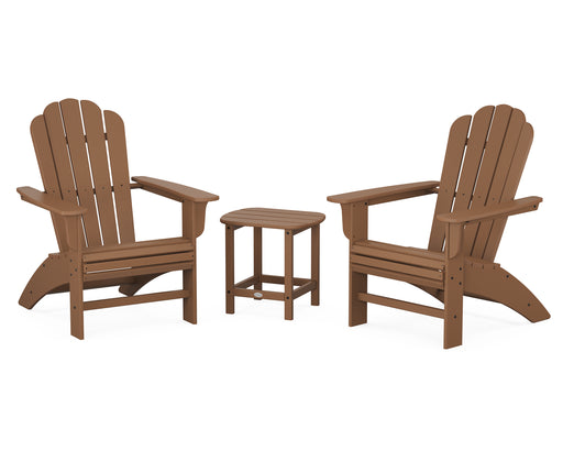 Country Living Country Living Curveback Adirondack Chair 3-Piece Set in Teak image