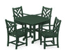 POLYWOOD Chippendale 5-Piece Dining Set in Green image