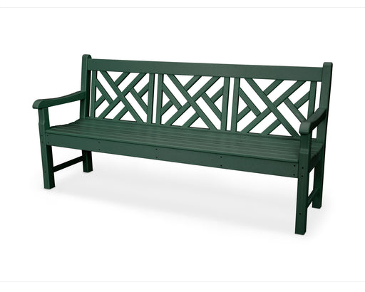 POLYWOOD Rockford 72" Chippendale Bench in Green image