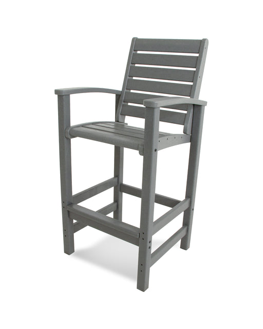 POLYWOOD Signature Bar Chair in Slate Grey image