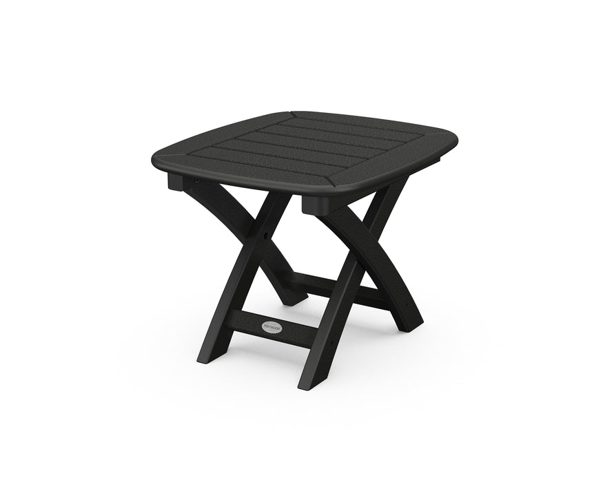 POLYWOOD Nautical 21" x 18" Side Table in Black image