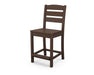 POLYWOOD Lakeside Counter Side Chair in Mahogany image