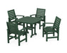 POLYWOOD Signature 5-Piece Dining Set in Green image