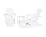 POLYWOOD Palm Coast Ultimate Adirondack 3-Piece Set in White image