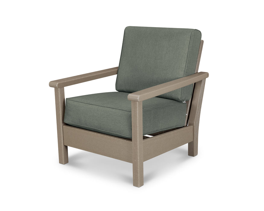 POLYWOOD Harbour Deep Seating Chair in Vintage Sahara / Cast Sage