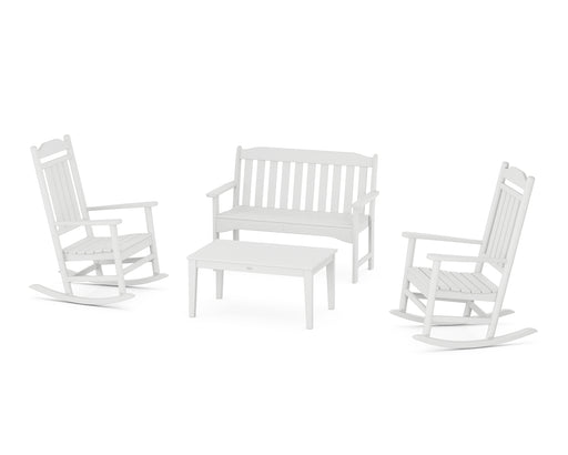 Country Living Country Living Legacy Rocking Chair 4-Piece Porch Set�� in White image