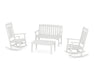 Country Living Country Living Legacy Rocking Chair 4-Piece Porch Set�� in White image