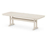 POLYWOOD Nautical Trestle 39" x 97" Dining Table in Sand image