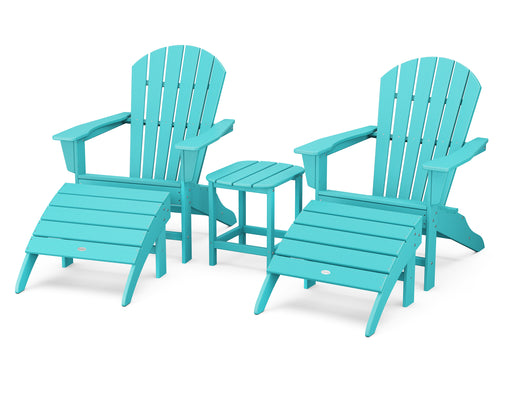 POLYWOOD South Beach Adirondack 5-Piece Set in Aruba image