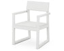 POLYWOOD EDGE Dining Arm Chair in White image