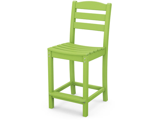 POLYWOOD La Casa Cafe Counter Side Chair in Lime image