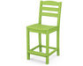 POLYWOOD La Casa Cafe Counter Side Chair in Lime image