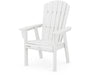 POLYWOOD Nautical Curveback Upright Adirondack Chair in White image