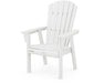 POLYWOOD Nautical Curveback Adirondack Dining Chair in White image