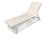 Ateeva Ateeva 72" x 22" Outdoor Chaise Lounge Cushion by POLYWOOD in Bird's Eye image