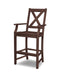 POLYWOOD Braxton Bar Arm Chair in Mahogany image