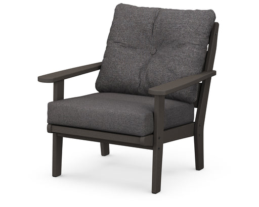 POLYWOOD Lakeside Deep Seating Chair in Vintage Coffee / Ash Charcoal image