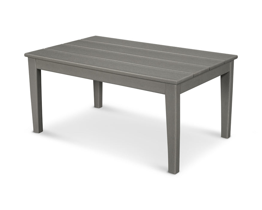 POLYWOOD Newport 22" x 36" Coffee Table in Slate Grey