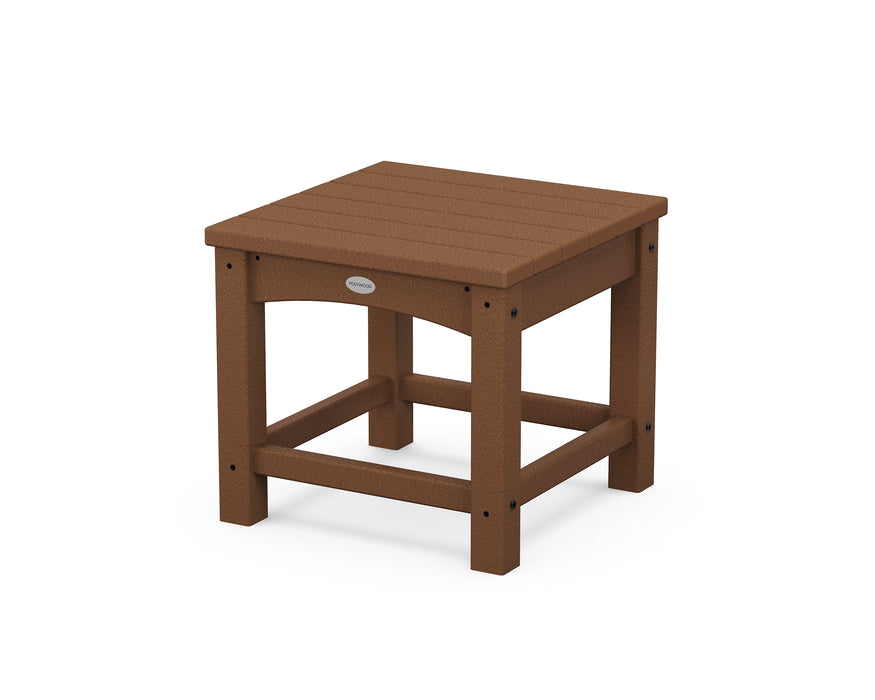 POLYWOOD Club 18" End Table in Teak image