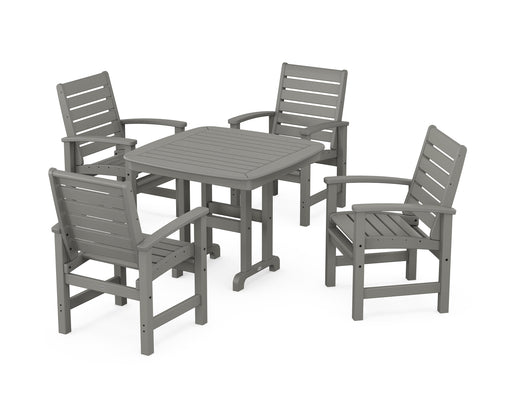 POLYWOOD Signature 5-Piece Dining Set in Slate Grey image