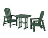 POLYWOOD South Beach 3-Piece Dining Set in Green image