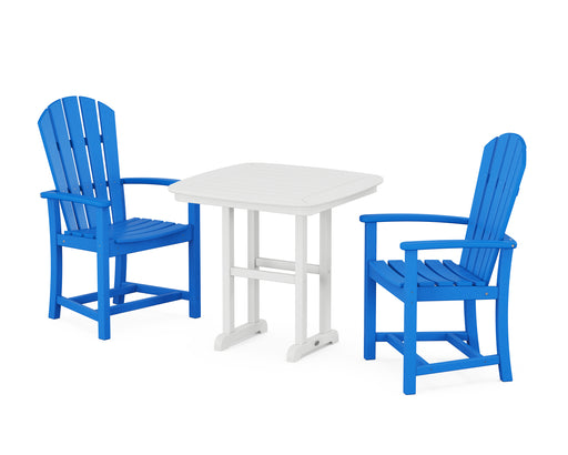 POLYWOOD Palm Coast 3-Piece Dining Set in Pacific Blue image