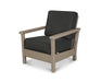 POLYWOOD Harbour Deep Seating Chair in Vintage Sahara / Spectrum Carbon image