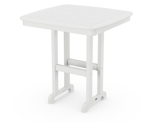 POLYWOOD Nautical 37" Counter Table in White image