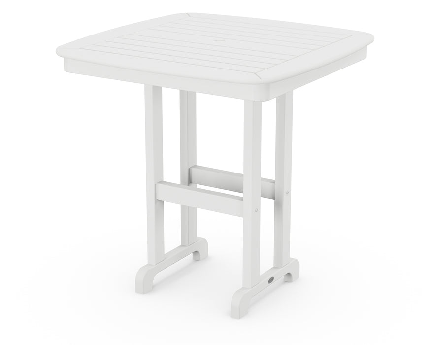 POLYWOOD Nautical 37" Counter Table in White image