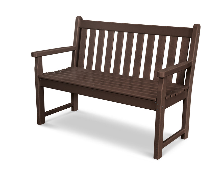 POLYWOOD Traditional Garden 48" Bench in Mahogany