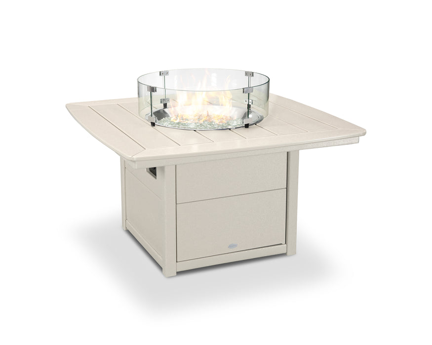 POLYWOOD Nautical 42" Fire Pit Table in Sand