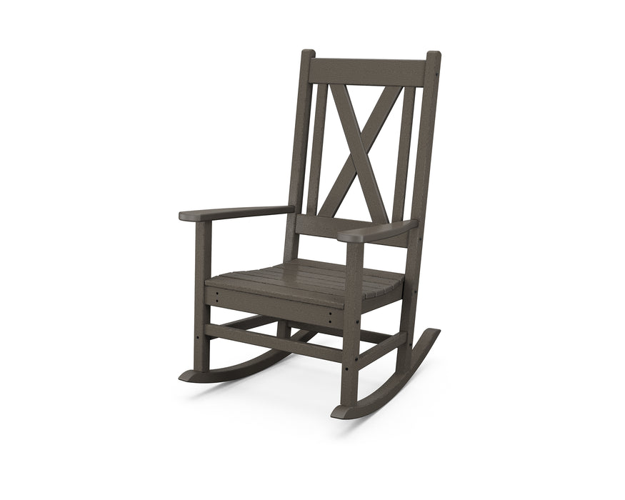 POLYWOOD Braxton Porch Rocking Chair in Vintage Coffee image