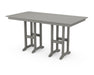 POLYWOOD Farmhouse 37" x 72" Counter Table in Slate Grey image
