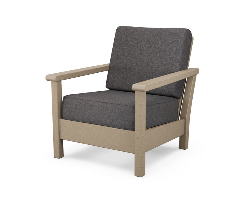 POLYWOOD Harbour Deep Seating Chair in Vintage Sahara / Ash Charcoal image