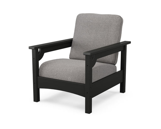 POLYWOOD Club Chair in Black / Grey Mist image