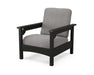 POLYWOOD Club Chair in Black / Grey Mist image