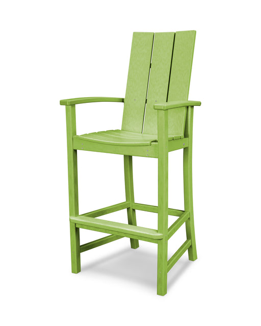 POLYWOOD Modern Adirondack Bar Chair in Lime image