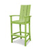 POLYWOOD Modern Adirondack Bar Chair in Lime image