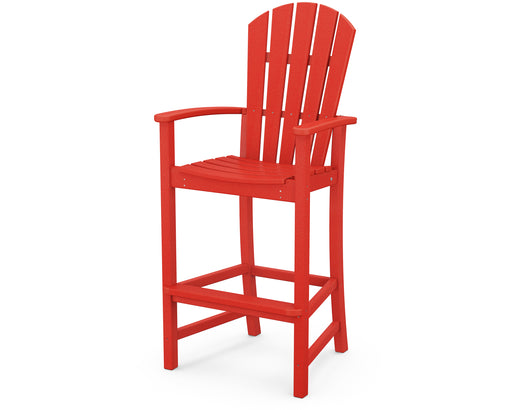 POLYWOOD Palm Coast Bar Chair in Sunset Red image