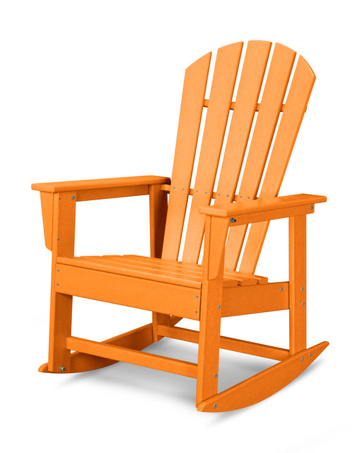 POLYWOOD South Beach Rocking Chair in Tangerine image