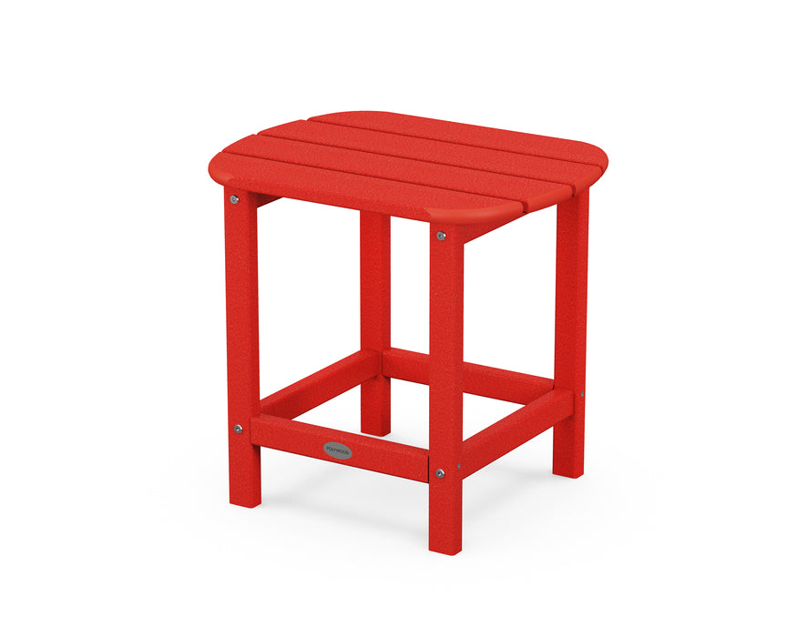 POLYWOOD South Beach 18" Side Table in Sunset Red image