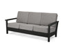 POLYWOOD Harbour Deep Seating Sofa in Black / Grey Mist image
