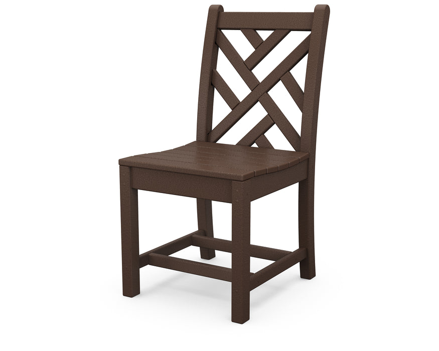 POLYWOOD Chippendale Dining Side Chair in Mahogany image