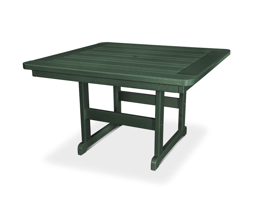 POLYWOOD Park 48" Square Table in Green image