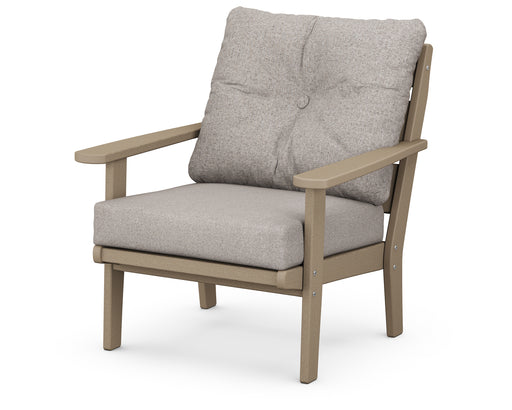 POLYWOOD Lakeside Deep Seating Chair in Vintage Sahara / Weathered Tweed image
